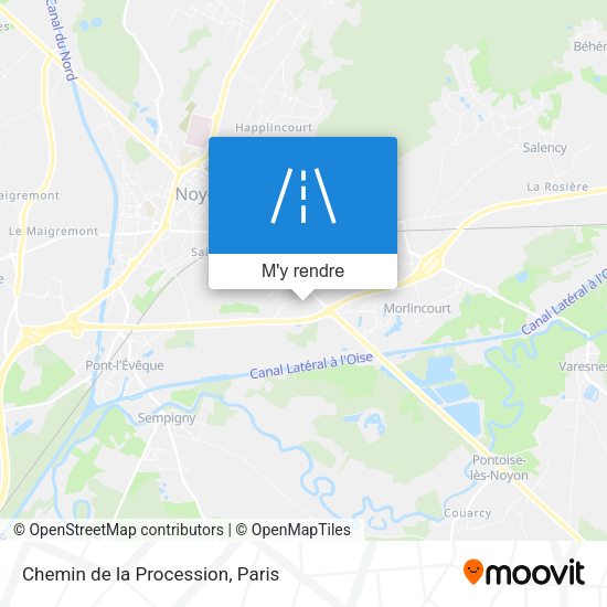 Chemin de la Procession plan