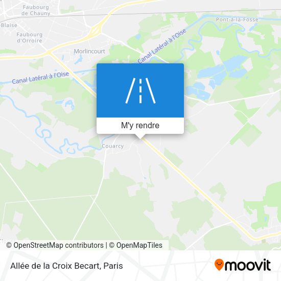 Allée de la Croix Becart plan