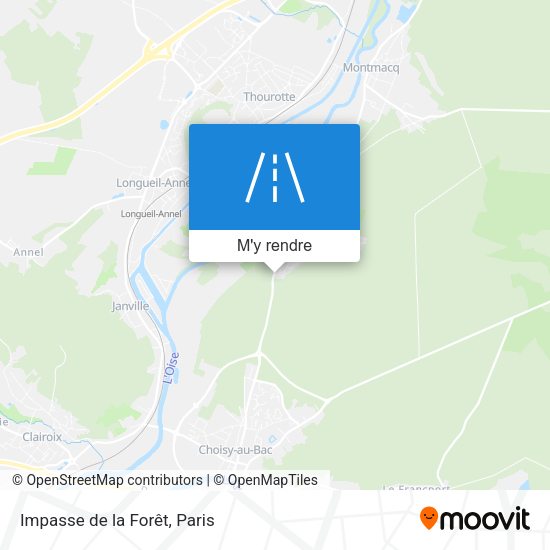 Impasse de la Forêt plan