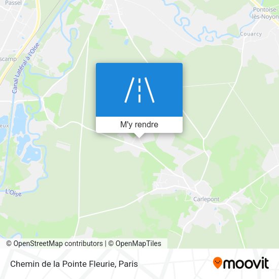 Chemin de la Pointe Fleurie plan