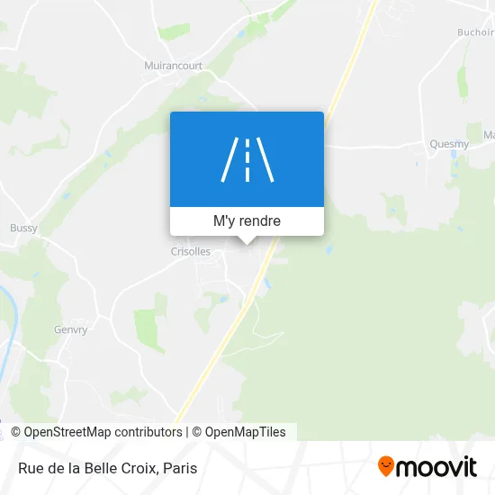 Rue de la Belle Croix plan