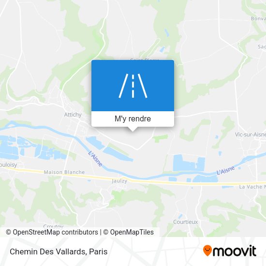 Chemin Des Vallards plan