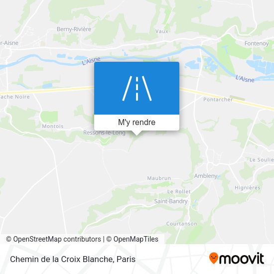 Chemin de la Croix Blanche plan