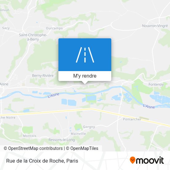 Rue de la Croix de Roche plan