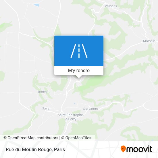 Rue du Moulin Rouge plan