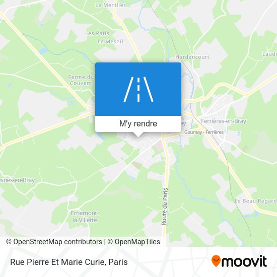 Rue Pierre Et Marie Curie plan
