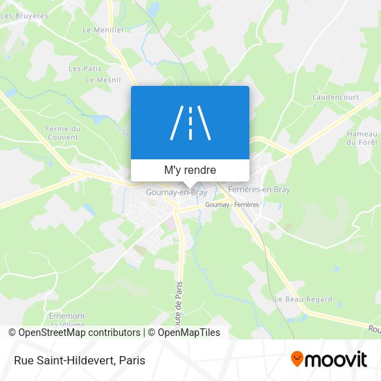 Rue Saint-Hildevert plan
