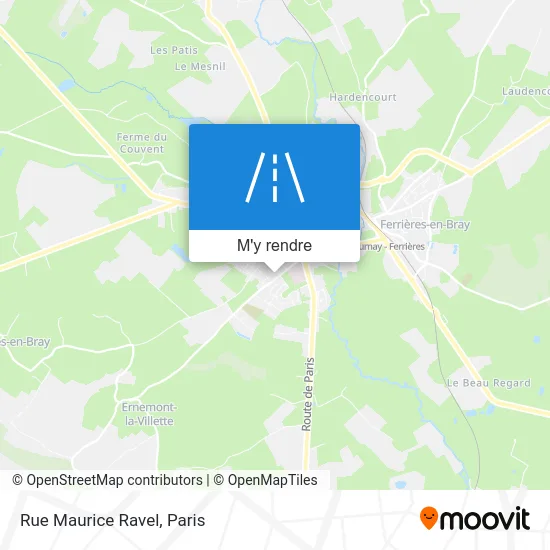 Rue Maurice Ravel plan