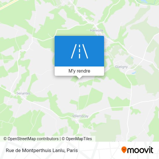 Rue de Montperthuis Lanlu plan