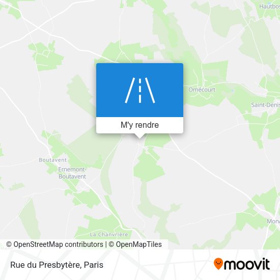 Rue du Presbytère plan
