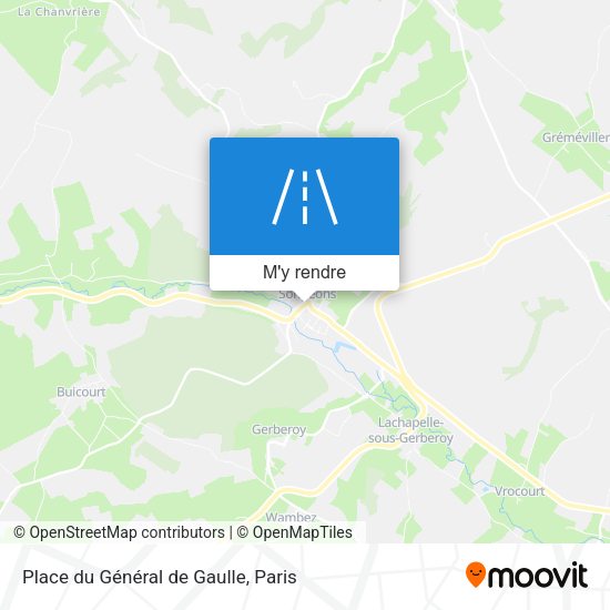Place du Général de Gaulle plan