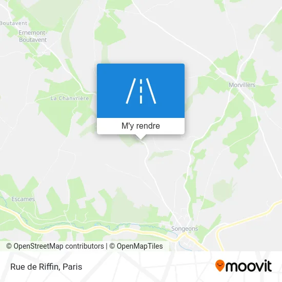 Rue de Riffin plan