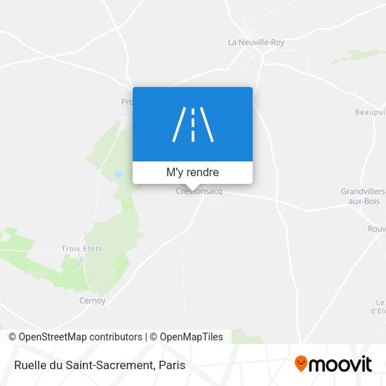 Ruelle du Saint-Sacrement plan