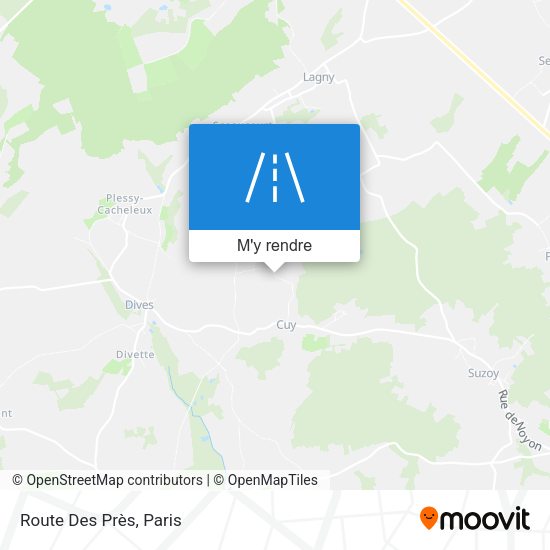 Route Des Près plan