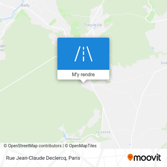 Rue Jean-Claude Declercq plan