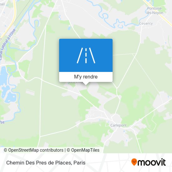 Chemin Des Pres de Places plan