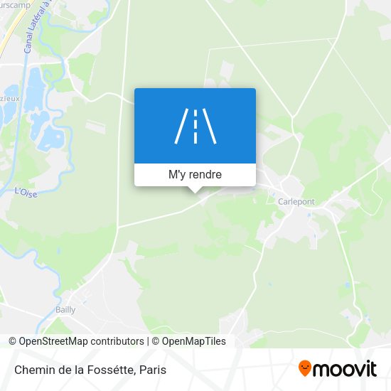 Chemin de la Fossétte plan