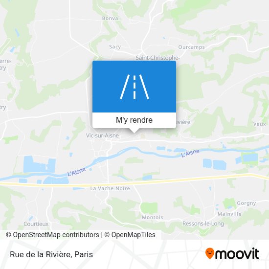 Rue de la Rivière plan