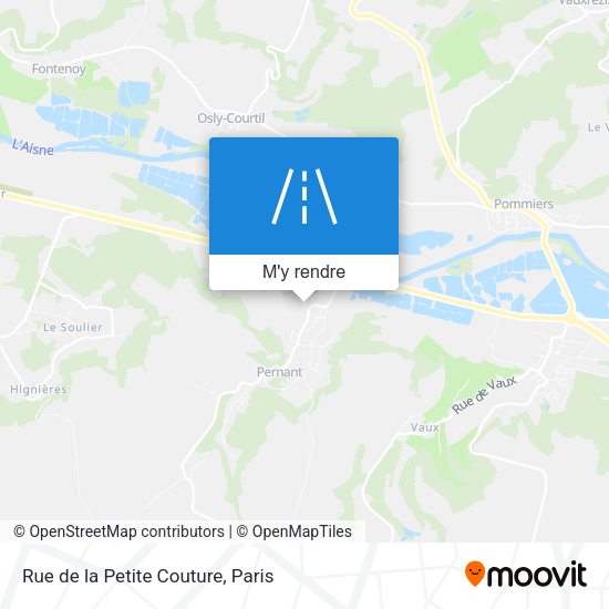 Rue de la Petite Couture plan