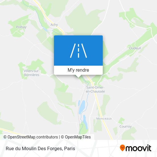Rue du Moulin Des Forges plan