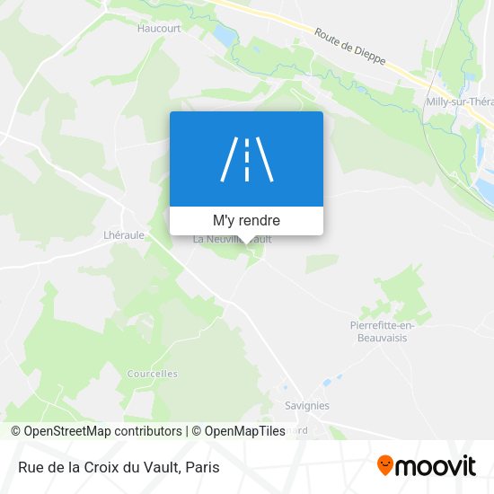 Rue de la Croix du Vault plan