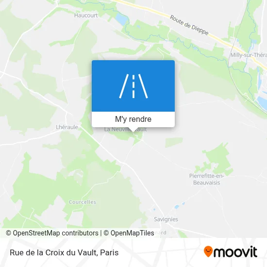 Rue de la Croix du Vault plan