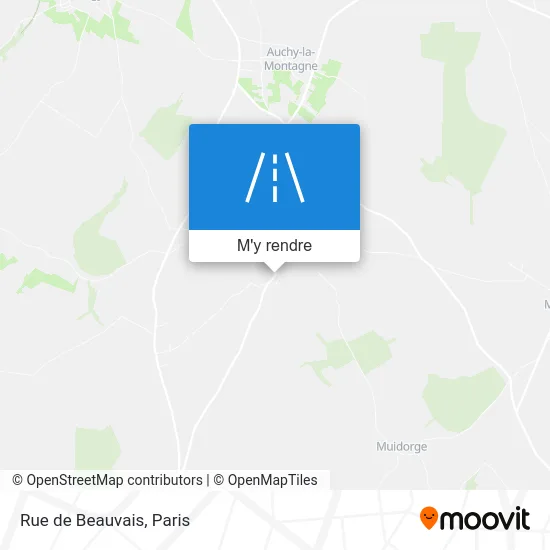 Rue de Beauvais plan