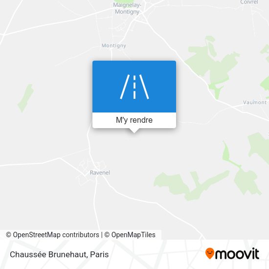 Chaussée Brunehaut plan