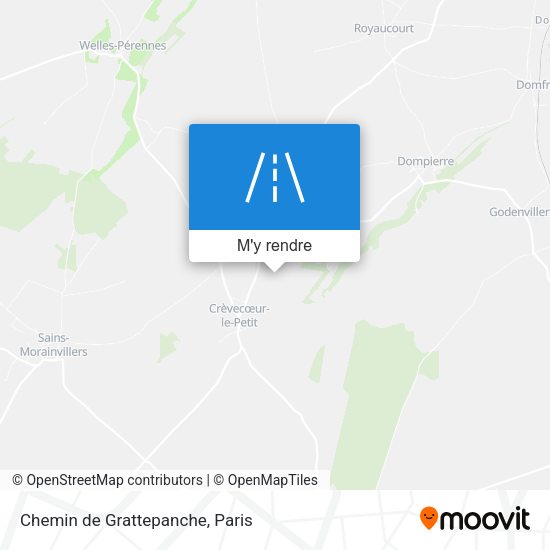 Chemin de Grattepanche plan