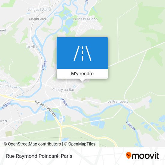 Rue Raymond Poincaré plan