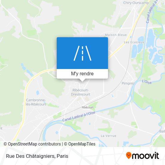 Rue Des Châtaigniers plan