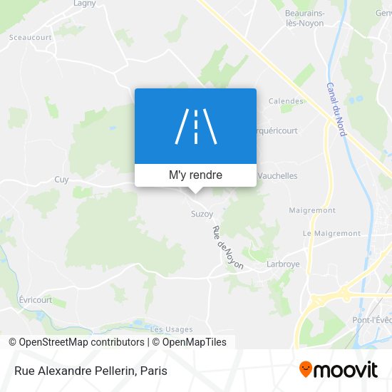 Rue Alexandre Pellerin plan