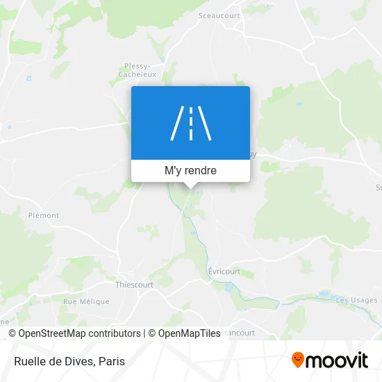 Ruelle de Dives plan