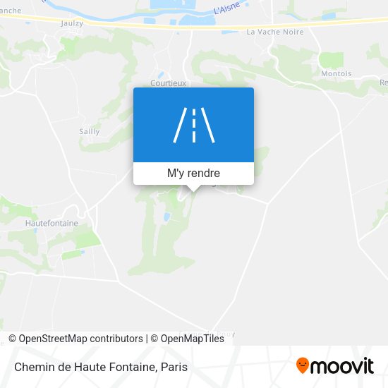 Chemin de Haute Fontaine plan