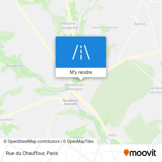 Rue du Chauffour plan