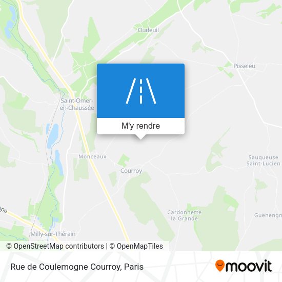 Rue de Coulemogne Courroy plan