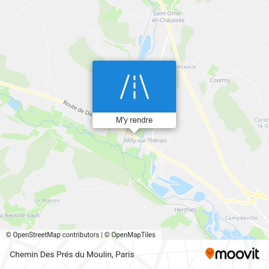 Chemin Des Prés du Moulin plan