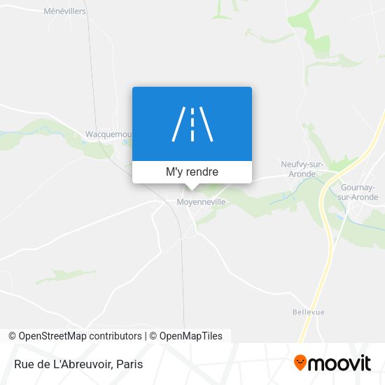 Rue de L'Abreuvoir plan
