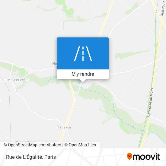 Rue de L'Égalité plan