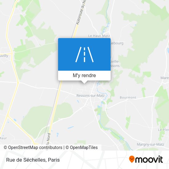 Rue de Séchelles plan