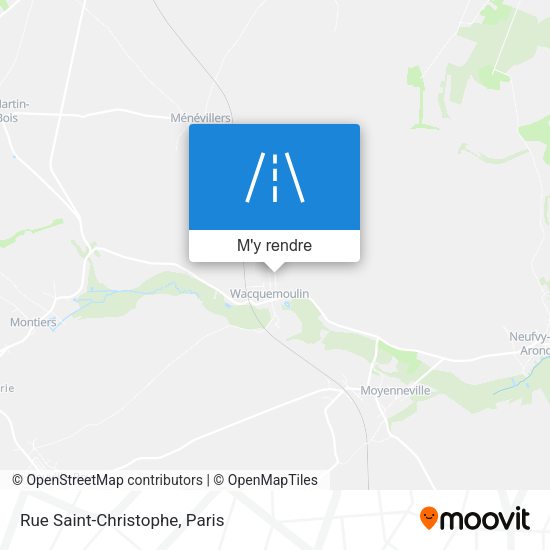 Rue Saint-Christophe plan