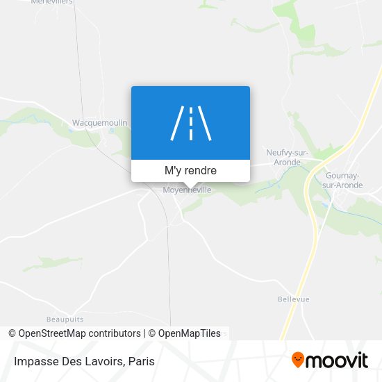 Impasse Des Lavoirs plan