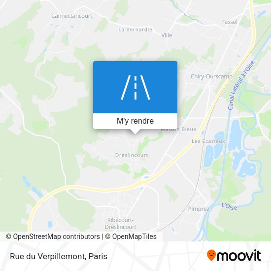 Rue du Verpillemont plan