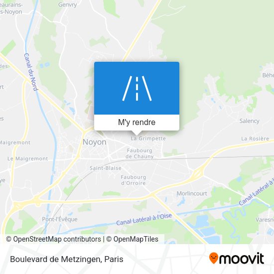 Boulevard de Metzingen plan