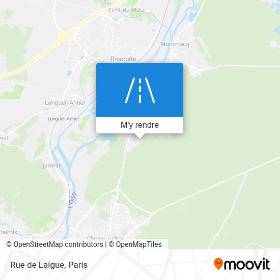 Rue de Laigue plan