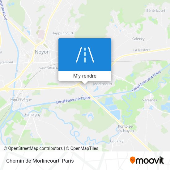 Chemin de Morlincourt plan