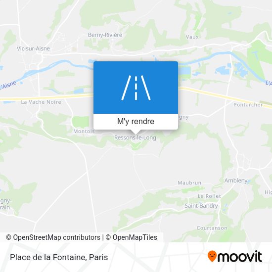 Place de la Fontaine plan