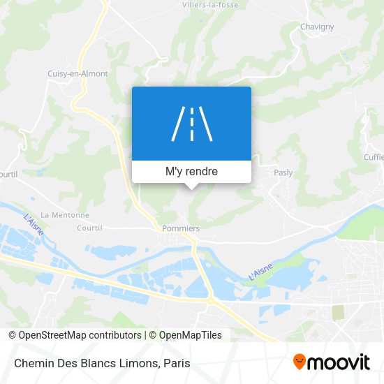 Chemin Des Blancs Limons plan