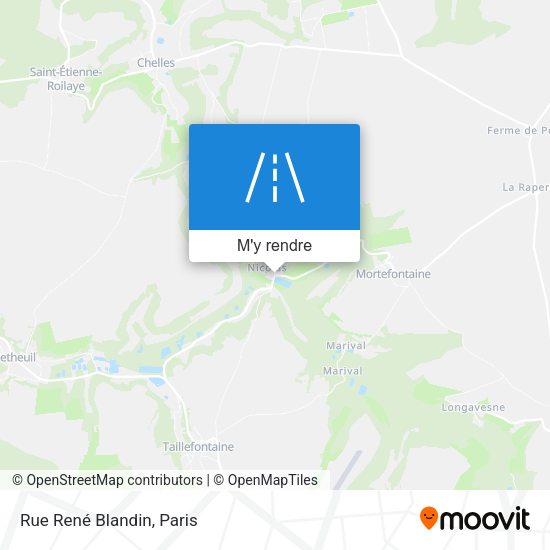 Rue René Blandin plan