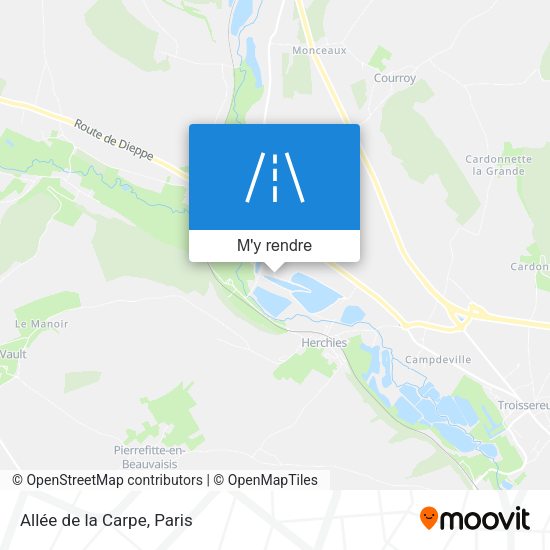 Allée de la Carpe plan